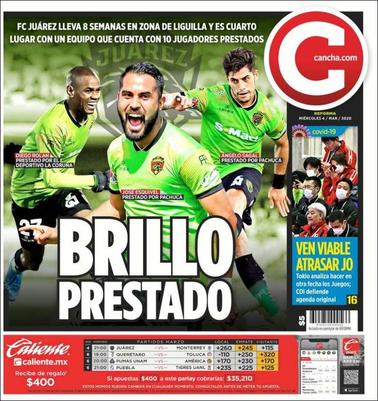 Portada de Cancha (México)