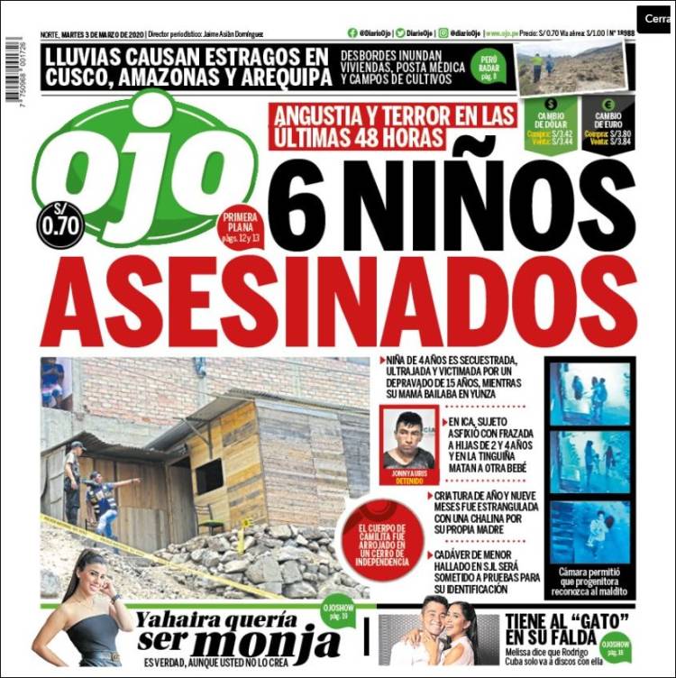 Portada de Ojo (Per&uacute;)