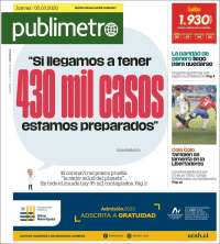 Portada de Publimetro (Chile)