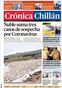 Portada de Crónica Chillán (Chile)