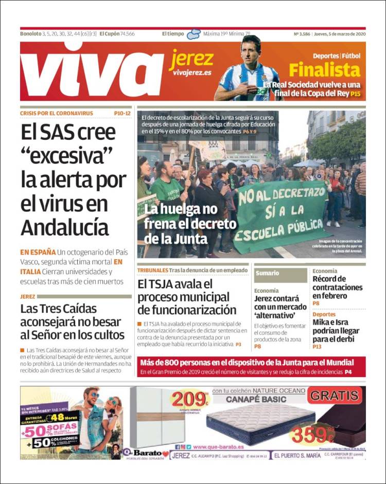Portada de Viva Jerez (España)