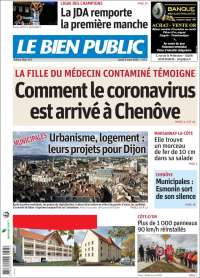Portada de Le Bien Public (Francia)