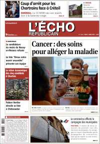 Portada de L'Echo Républicain (Francia)