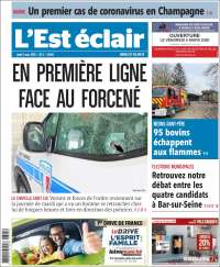 Portada de L'Est Eclair (Francia)