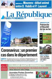 Portada de La République des Pyrénées (Francia)