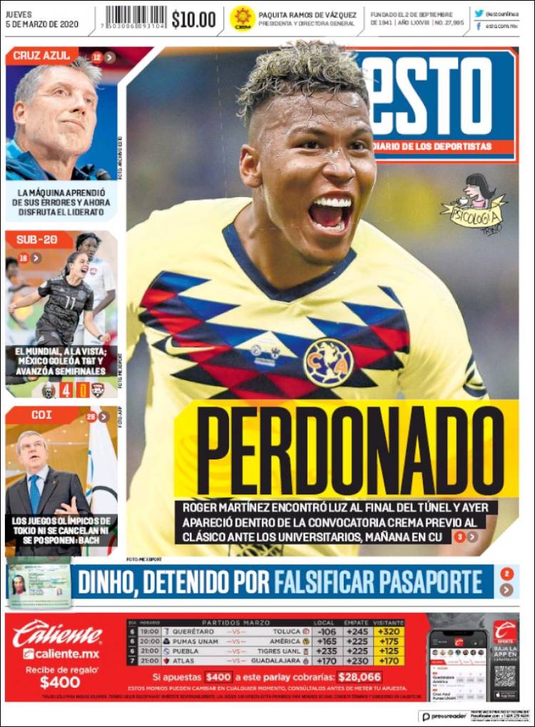 Portada de Esto (M&eacute;xico)