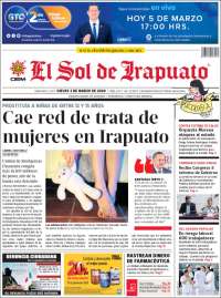 Portada de El Sol de Irapuato (M&eacute;xico)