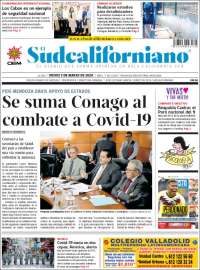 Portada de El Sudcaliforniano (M&eacute;xico)