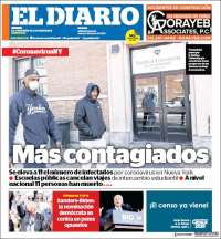 Portada de El Diario NY (USA)