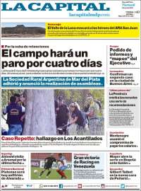 Portada de Diario La Capital - Mar del Plata (Argentina)