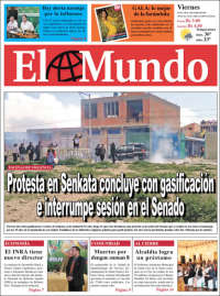 Portada de El Mundo (Bolivia)