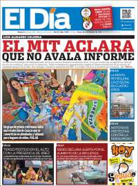 Portada de El Día (Bolivia)
