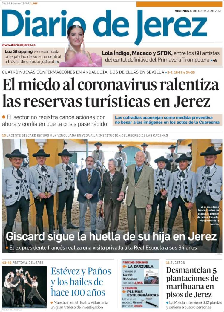 Portada de Diario de Jerez (España)