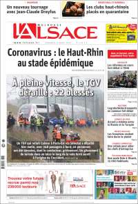 Portada de Journal L'Alsace (France)