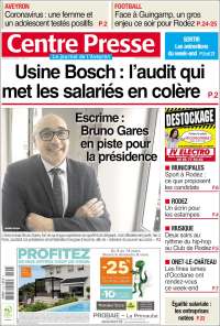 Portada de Centre Presse (France)