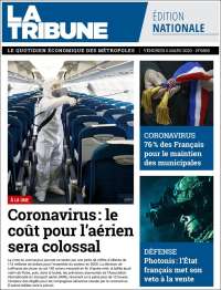 Portada de La Tribune (France)