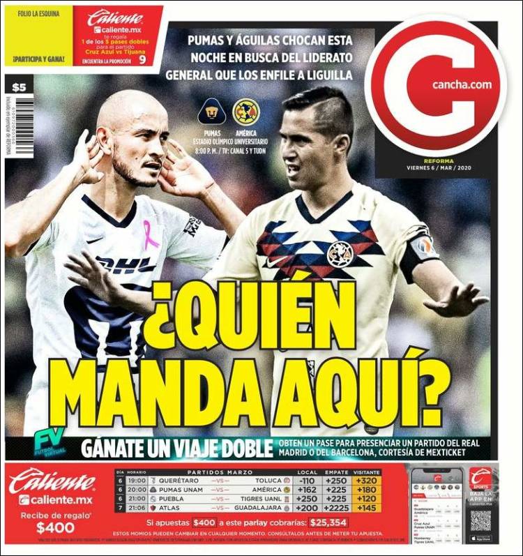 Portada de Cancha (México)