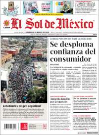 Portada de El Sol de México (México)