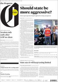 Portada de The Oregonian (USA)