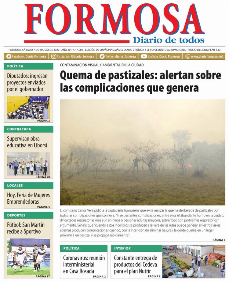 Portada de Formosa (Argentina)