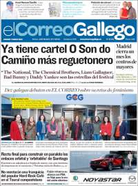 Portada de El Correo Gallego (Spain)