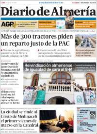 Portada de Diario de Almería (Spain)