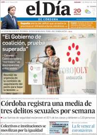 Portada de El Día de Córdoba (Spain)