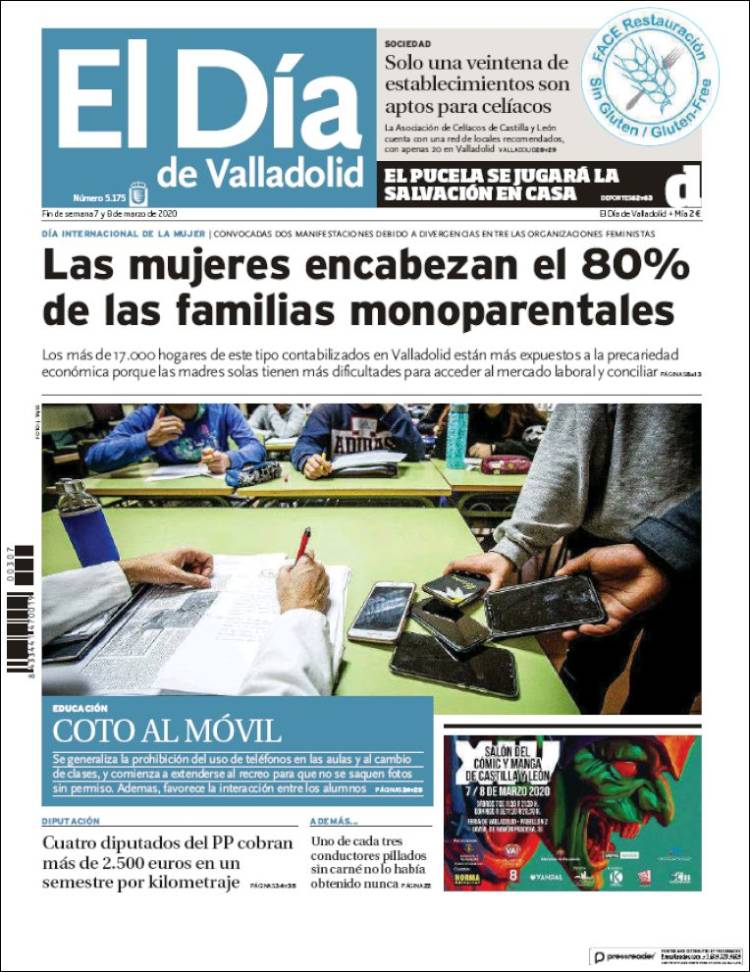 Portada de El Día de Valladolid (Spain)