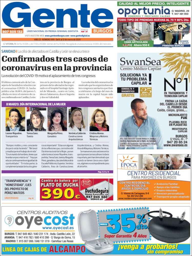 Portada de Gente en Burgos (Spain)