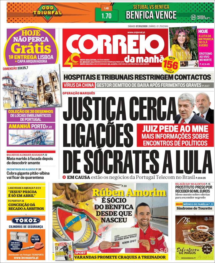 Portada de Correio da Manhã (Portugal)