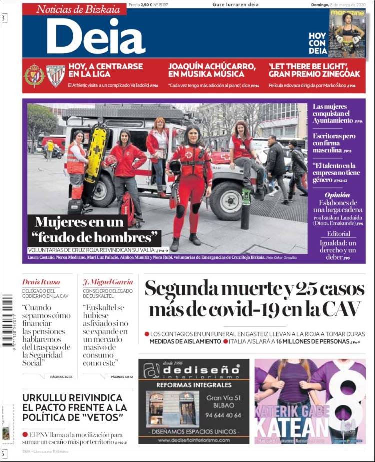 Portada de Deia (España)