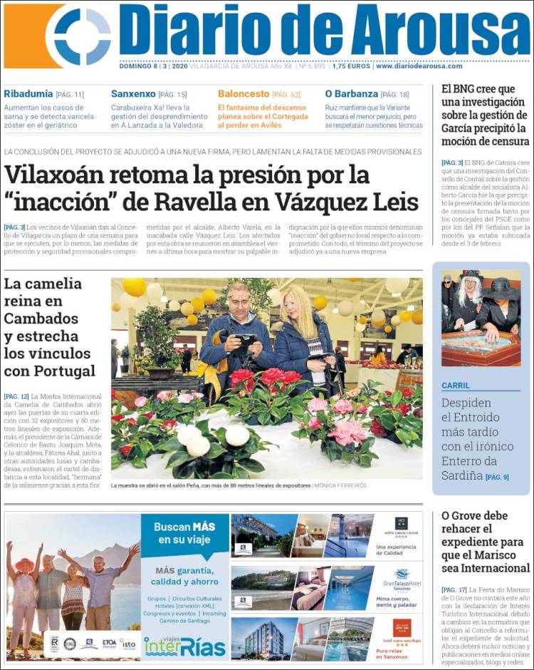 Portada de Diario de Arousa (España)