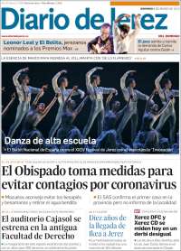 Portada de Diario de Jerez (España)