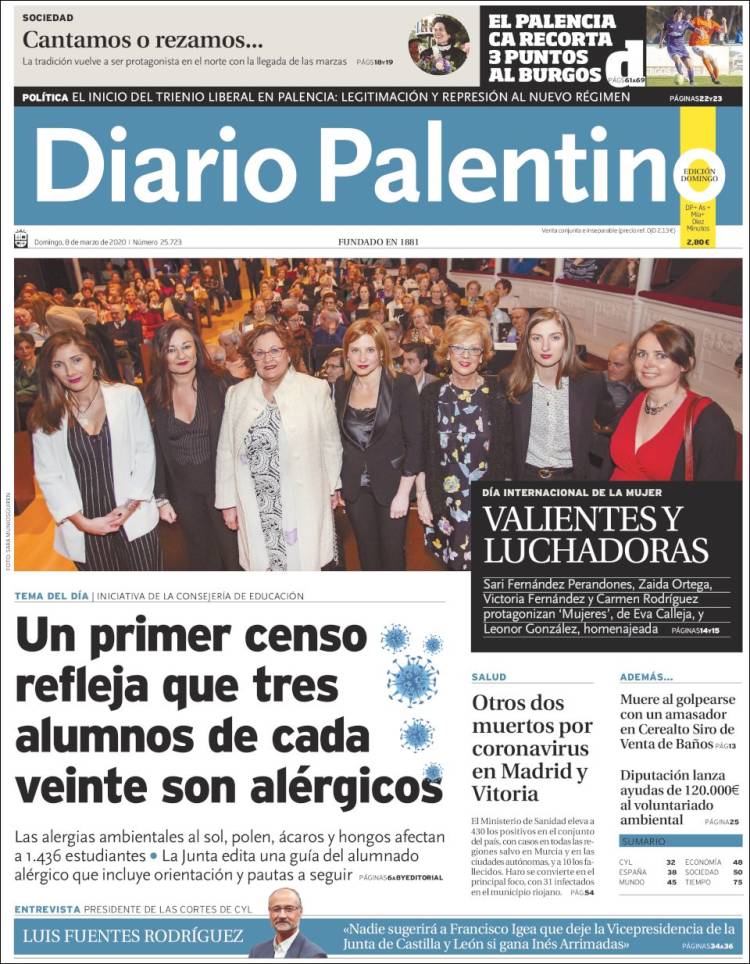 Portada de Diario Palentino (España)