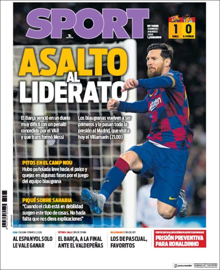 Portada de Sport (España)