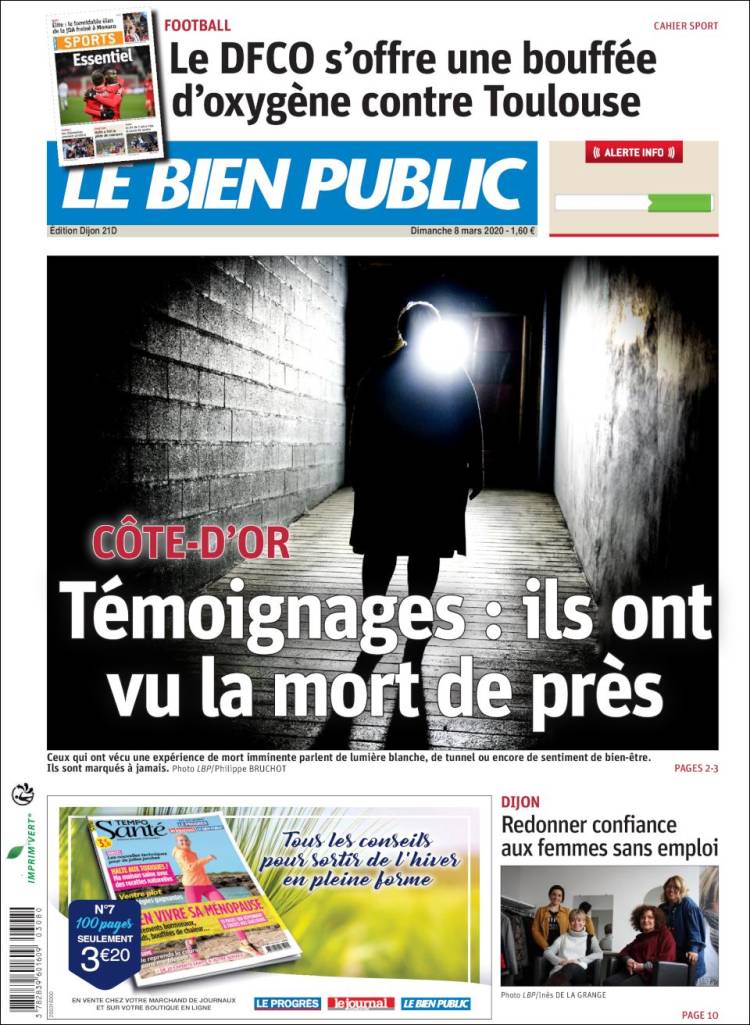 Portada de Le Bien Public (France)