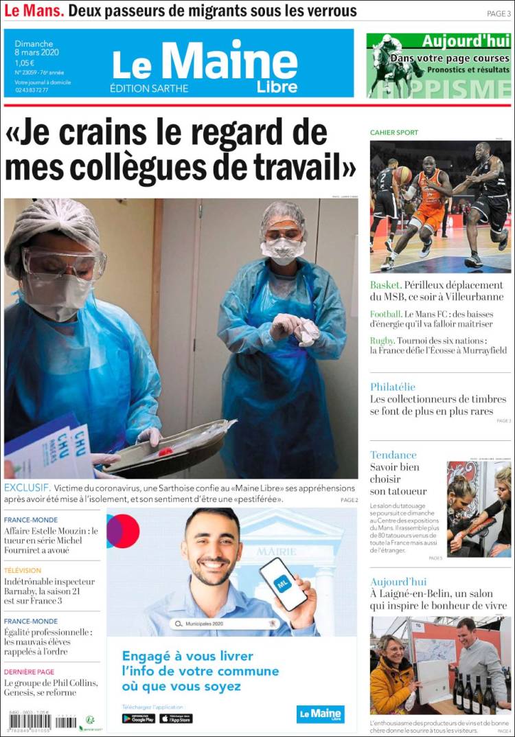 Portada de Le Maine Libre (France)