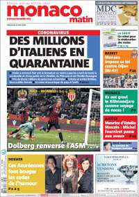 Portada de Nice-Matin (France)