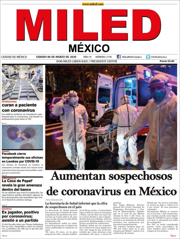 Portada de Miled (México)