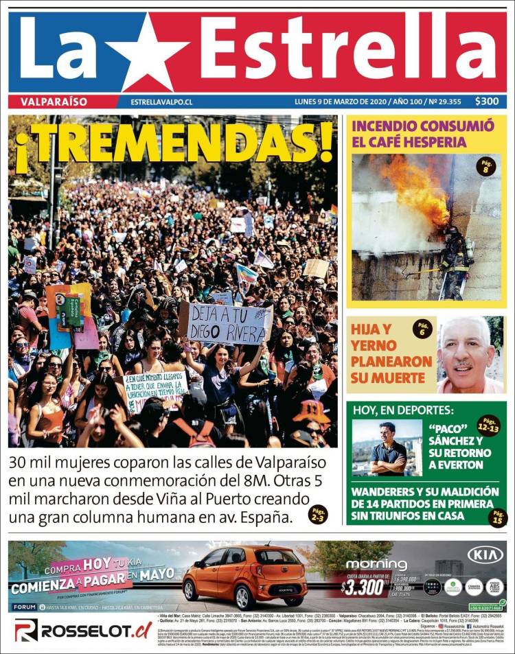 Portada de Estrella de Valparaiso (Chile)