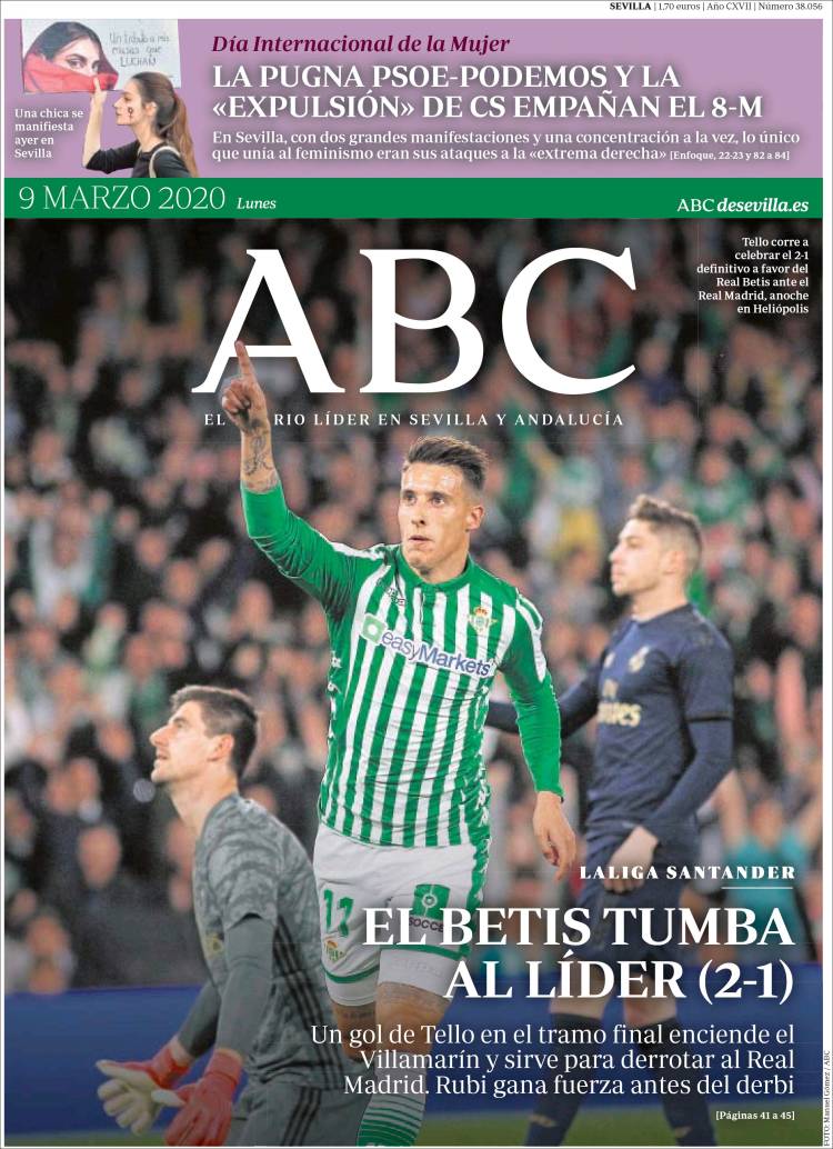 Portada de ABC - Sevilla (Spain)