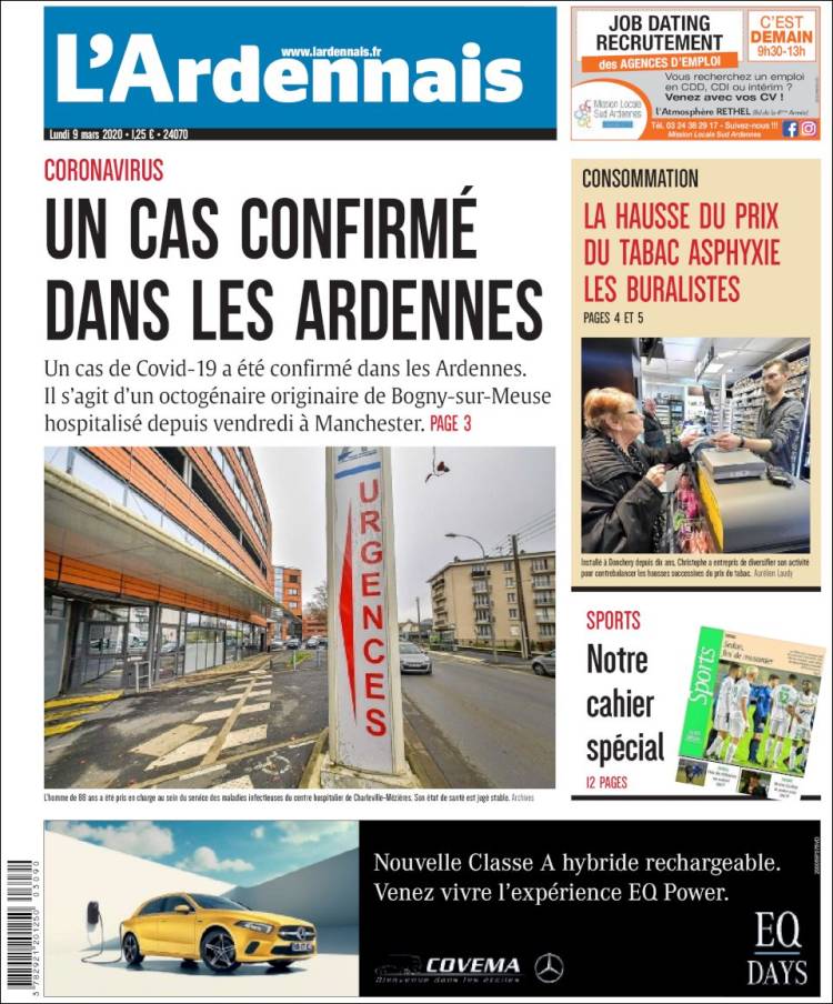 Portada de L'Ardenais (France)