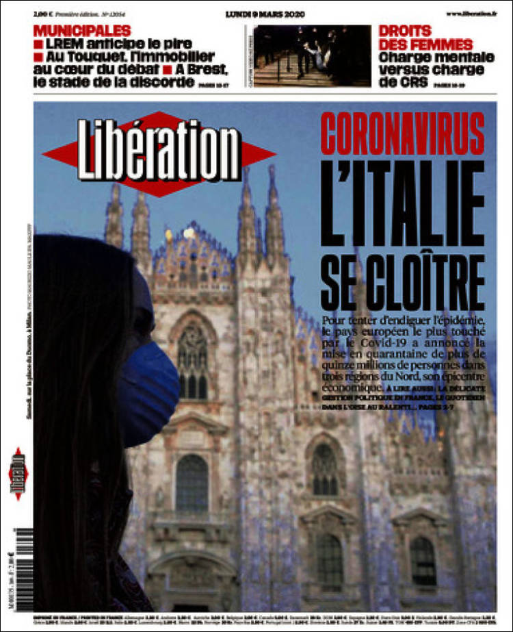 Portada de Libération (France)