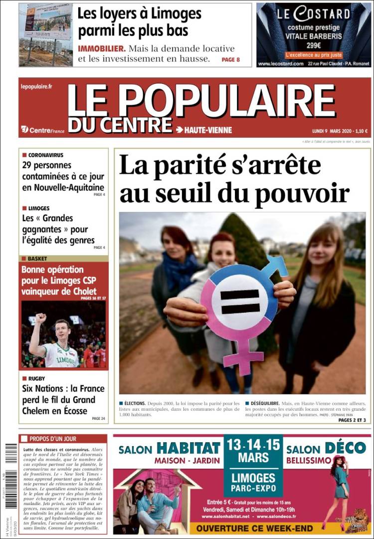 Portada de Le Populaire du Centre (France)