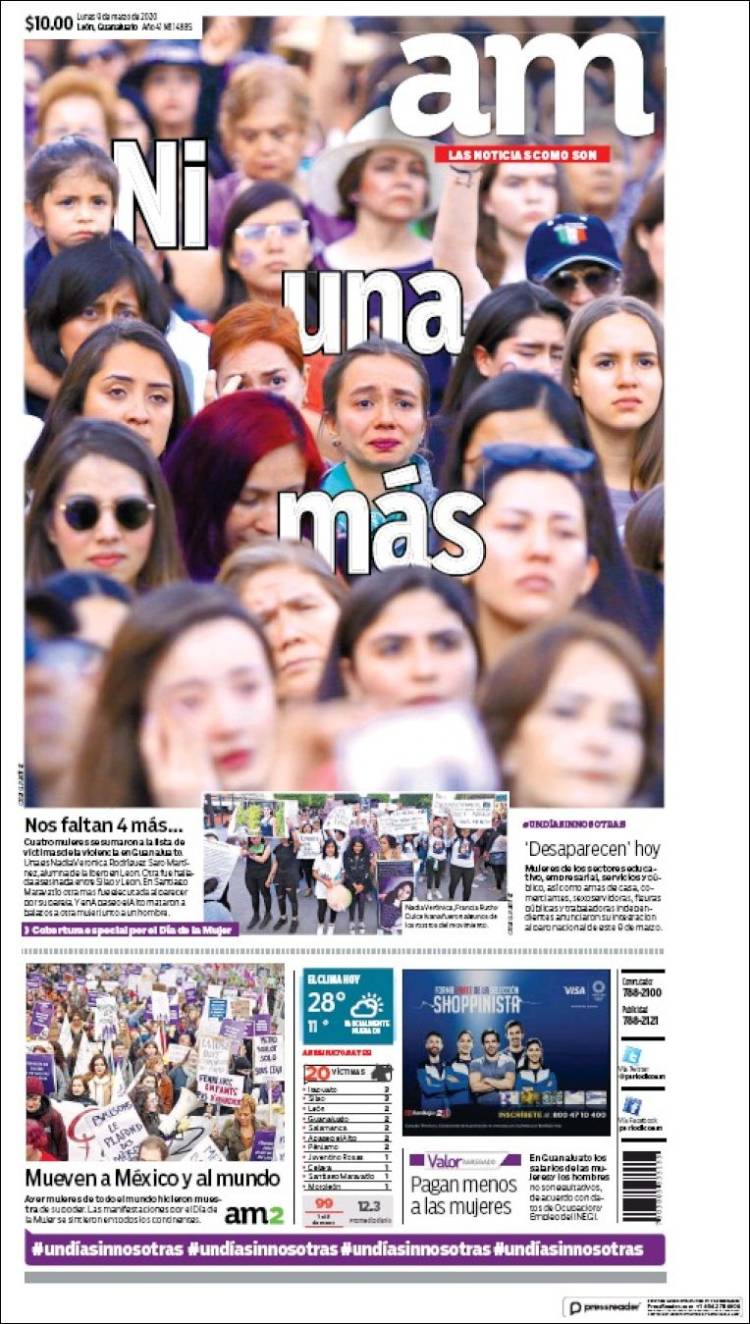 Portada de Al Día A.M. (México)