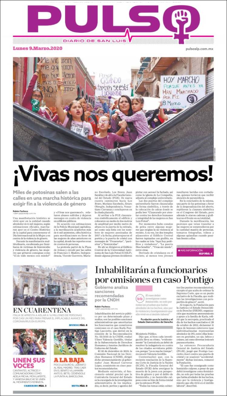 Portada de Pulso (México)