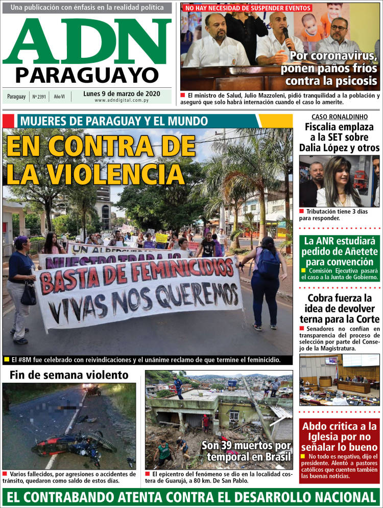 Portada de ADN Paraguayo (Paraguay)