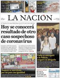 Portada de La Nación (Paraguay)