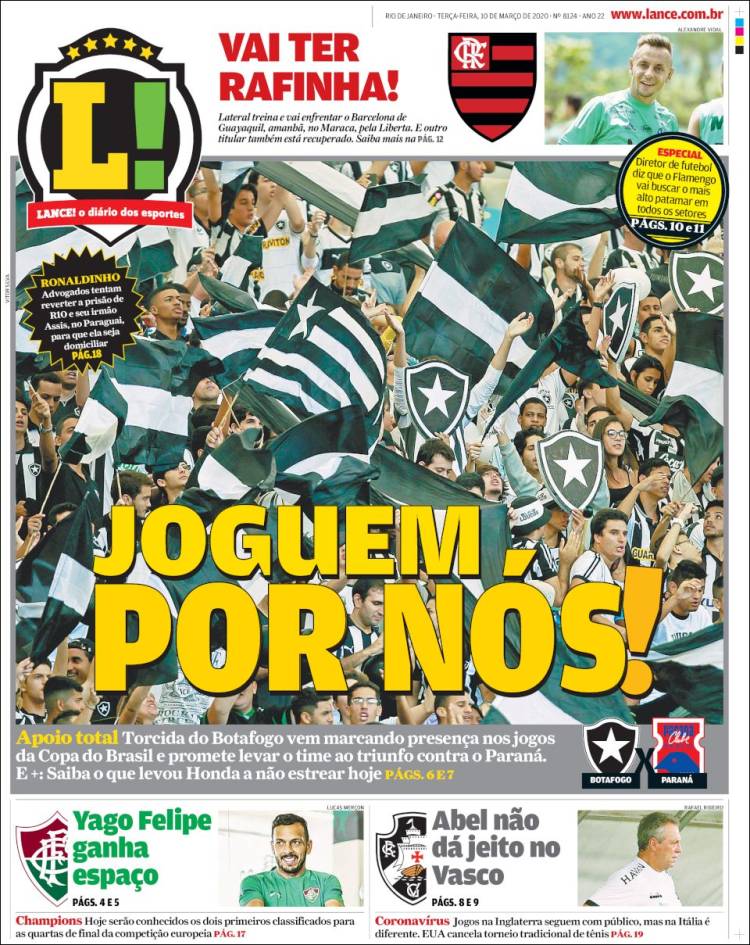 Portada de Lance! (Brasil)