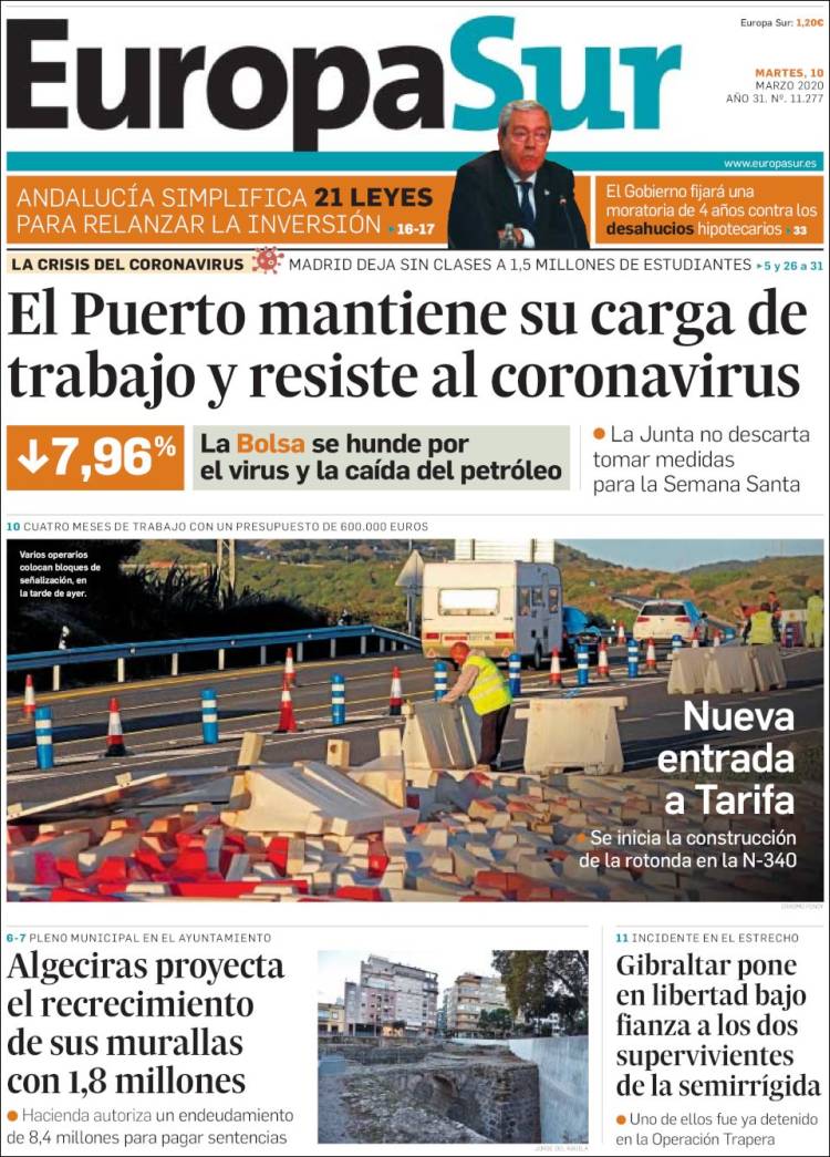 Portada de Europa Sur (Espa&ntilde;a)